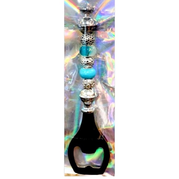 Alasa Wild Rose Designs Other - Bottle Opener Elegant Silver and Blue
